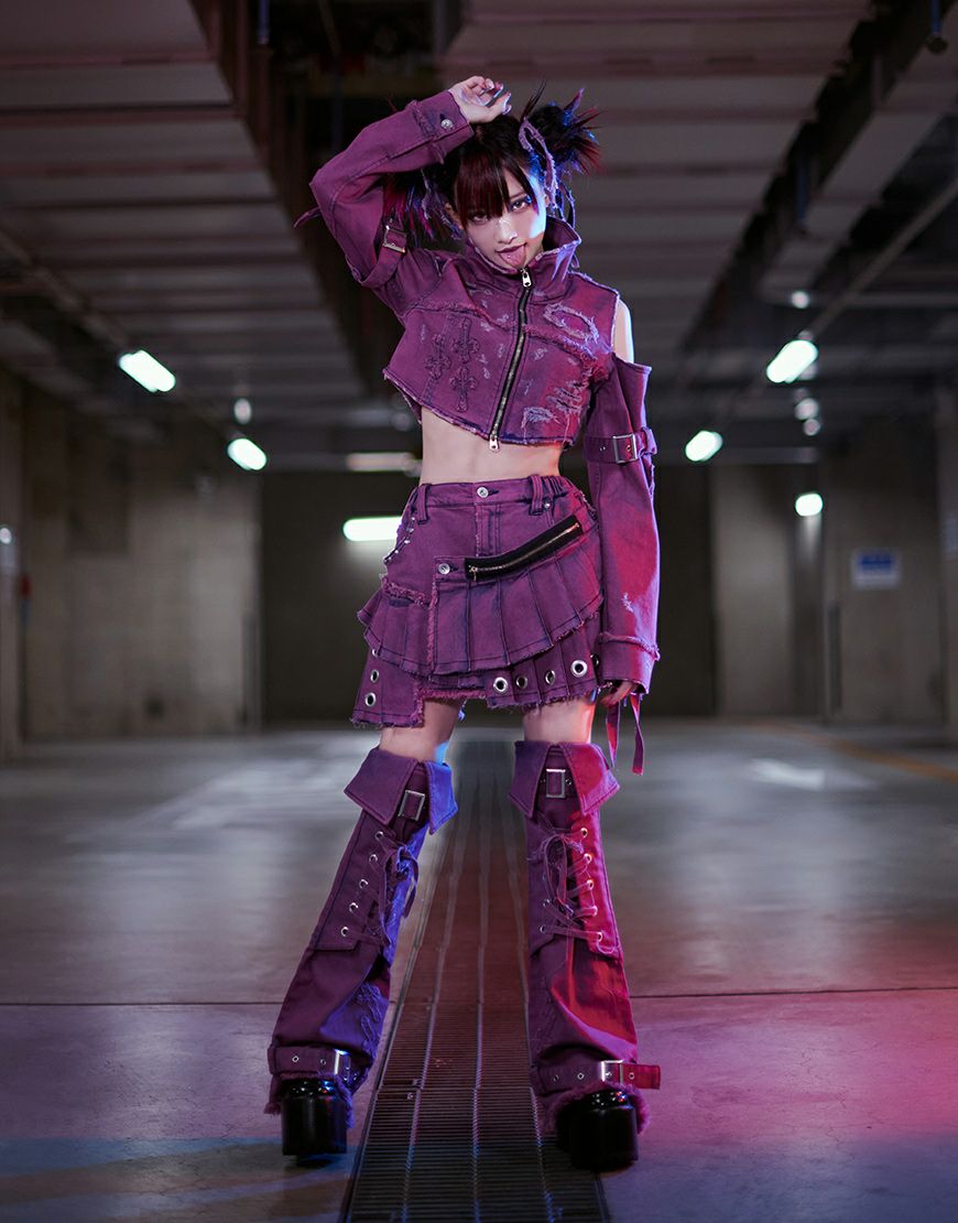 Grrr the Lipper【ガルルザリッパー】ケロイドデニム-脛骨-/全2色