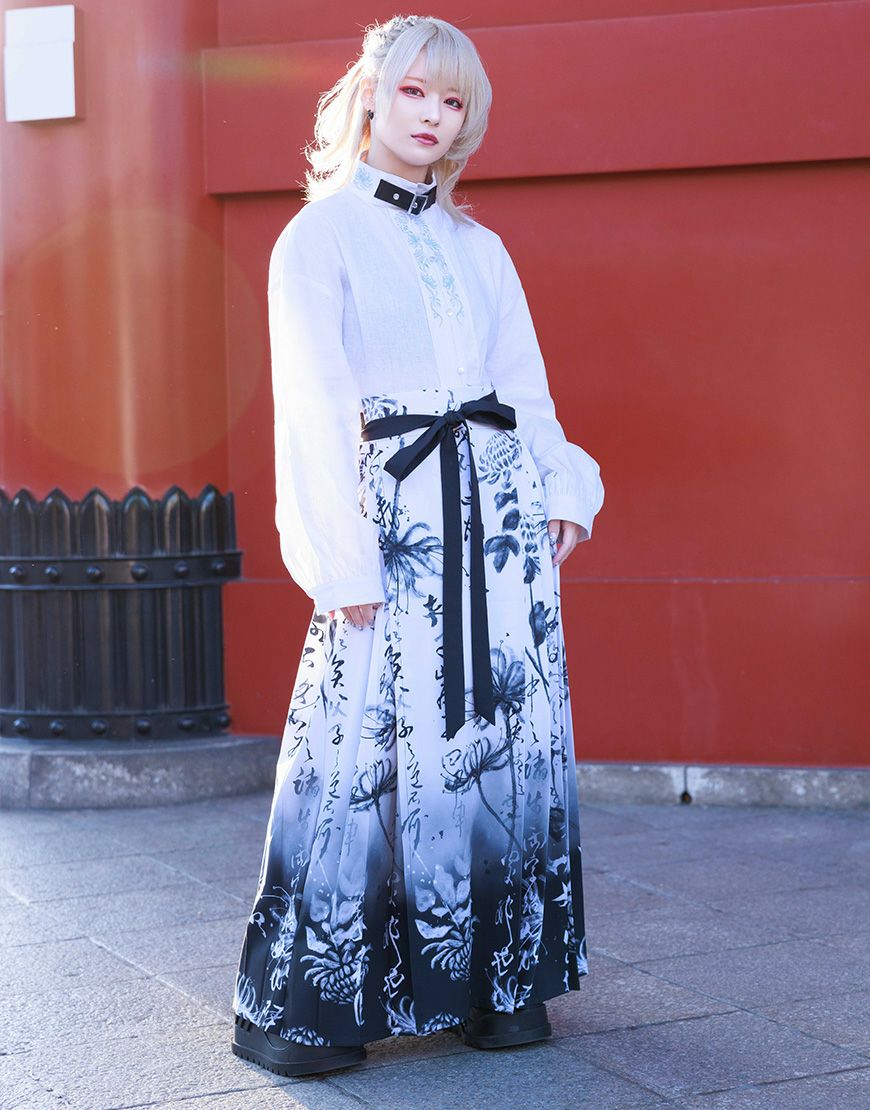 AdaNous【アダナス】曼珠沙華 巻きスカート/全2色