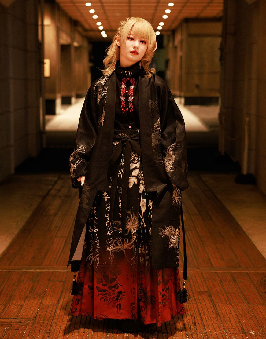 DimMoire【ディムモアール】Gothic学園ボンテ―ジシャツ/Black