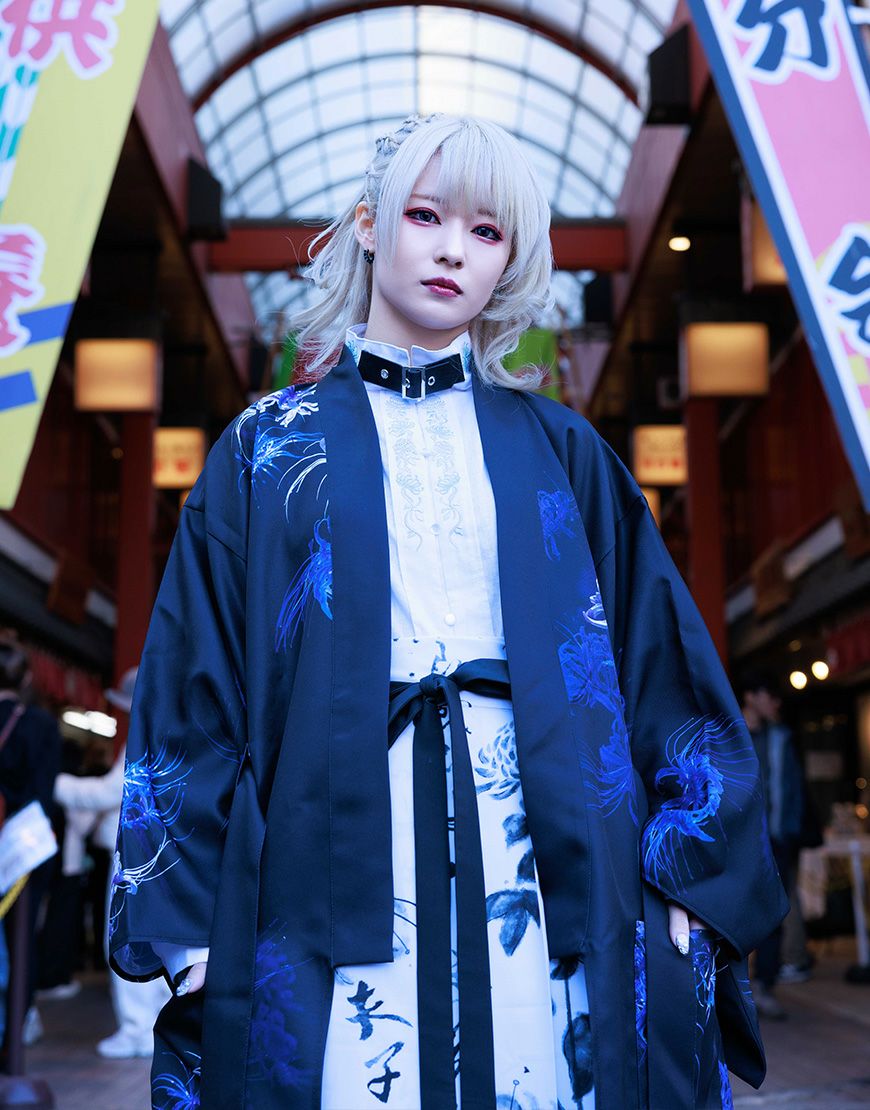 AdaNous【アダナス】曼珠沙華 羽織りシャツ/全2色