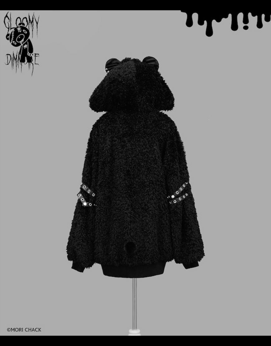 DimMoire【ディムモアール】GLOOMY×DimMoire グル～ミ～ボアパーカー/Black