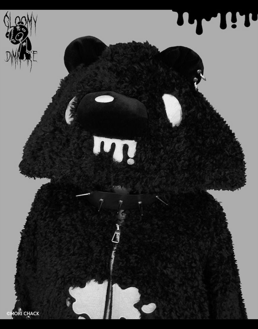 DimMoire【ディムモアール】GLOOMY×DimMoire グル～ミ～ボアパーカー/Black