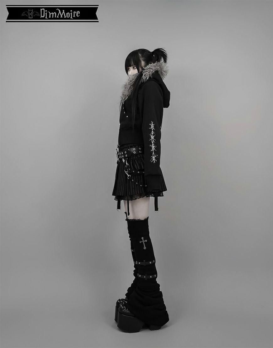 DimMoire【ディムモアール】十字の誓いニーハイウォーマー/Black