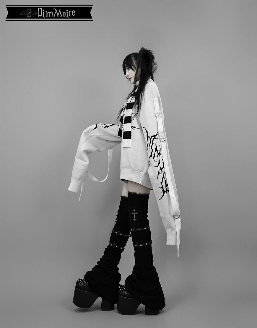 DimMoire【ディムモアール】十字の誓いニーハイウォーマー/Black