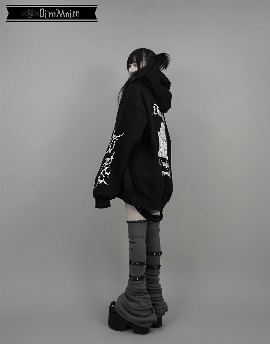 DimMoire ディムモアール 十字の誓いニーハイウォーマー Gray DimMoire【ディムモアール】十字の誓いニーハイウォーマー/Gray