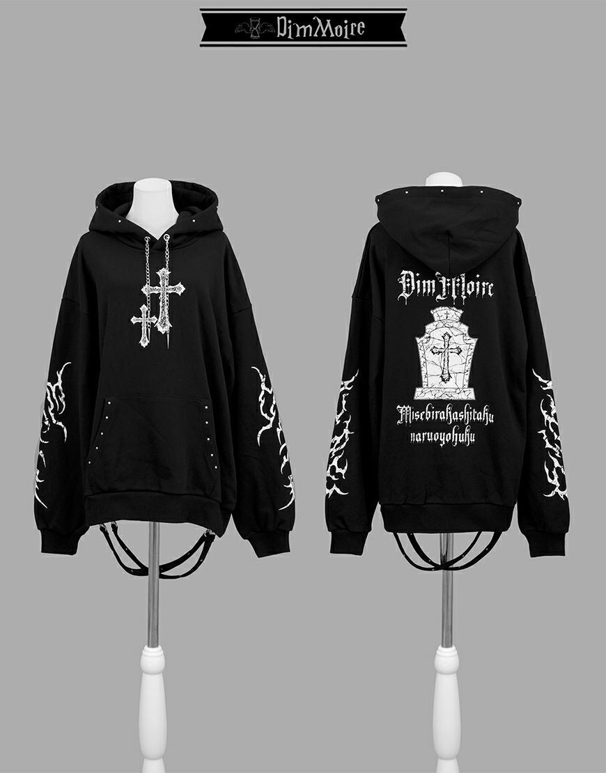 DimMoire【ディムモアール】Gothic BIGフーディ/Black
