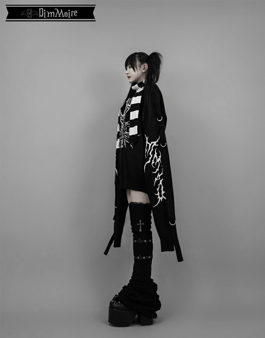 DimMoire【ディムモアール】超ロングスリーブニットII/Black