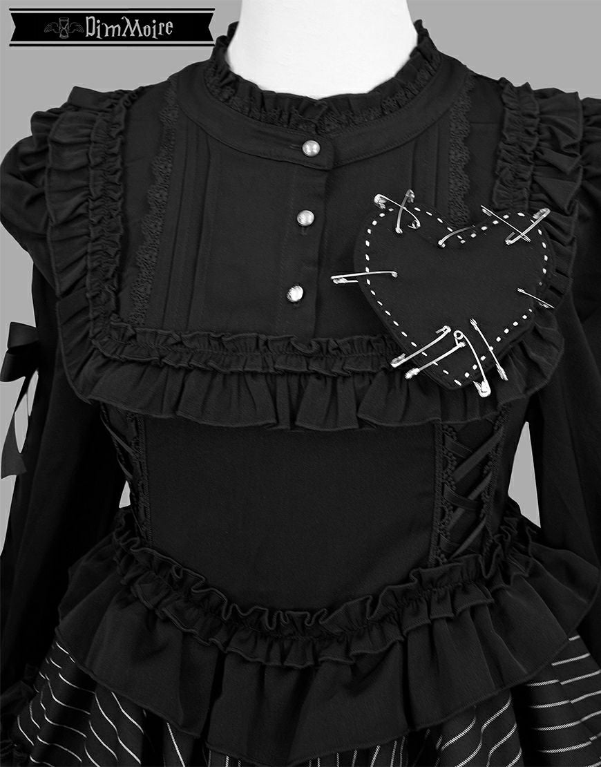 DimMoire フリルに埋もれて見る悪夢ドレス ディムモアール Lサイズ DimMoire【ディムモアール】フリルに埋もれて見る悪夢ドレス /Black