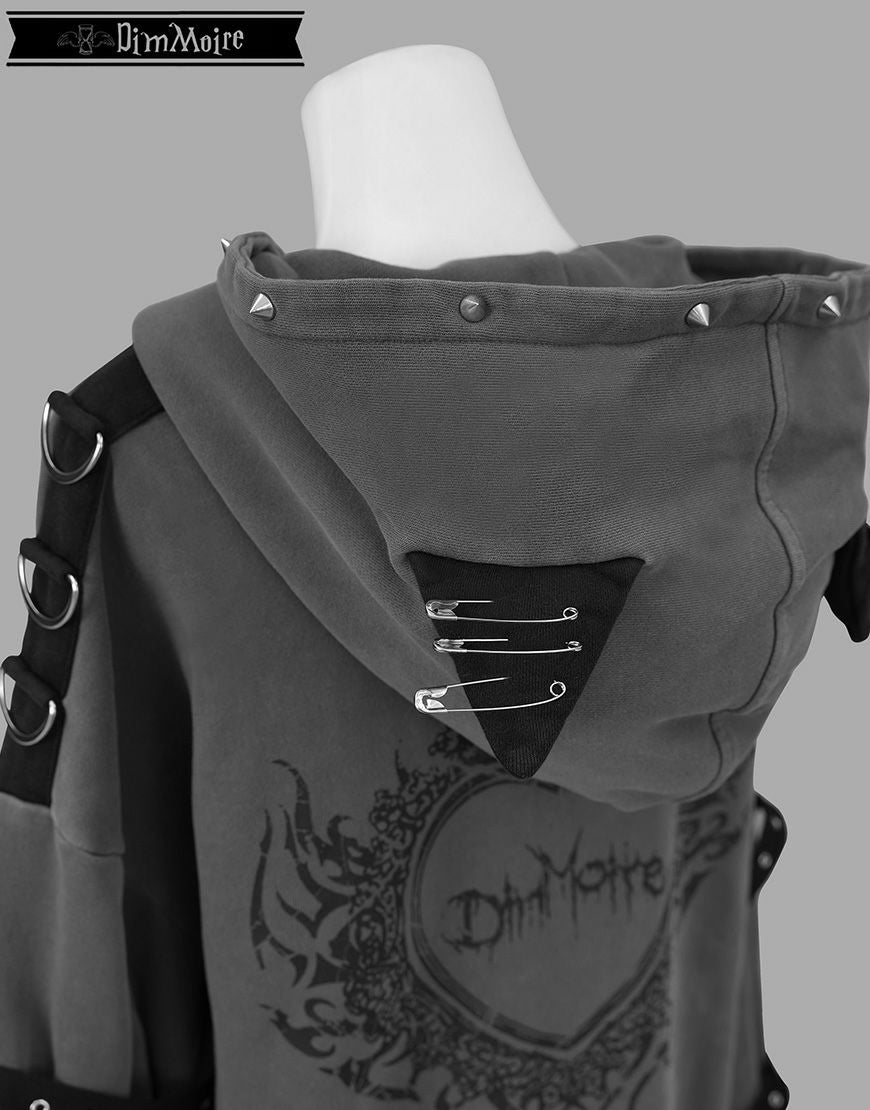 DimMoire【ディムモアール】Evil Catパーカー/Gray