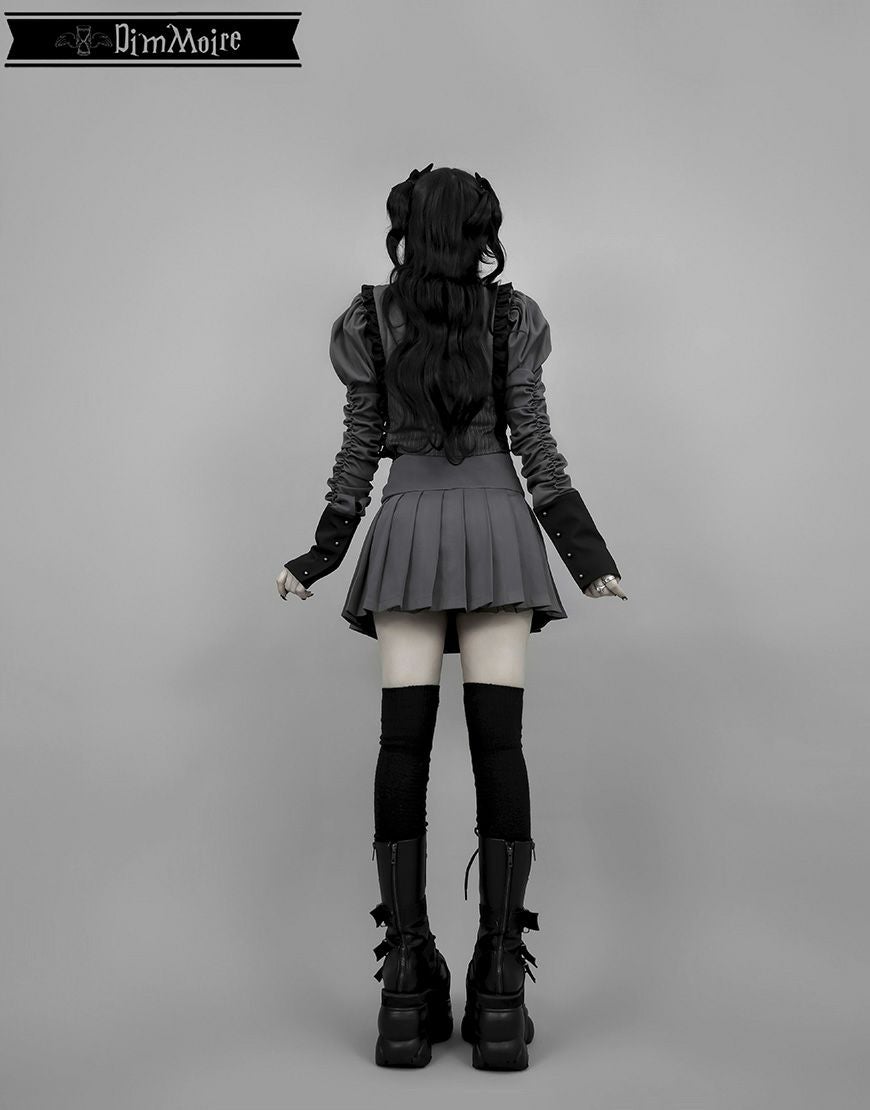 Dimmoire ディムモアール Gothic学園ブラウス DimMoire【ディムモアール】Gothic学園ブラウス/White×Black