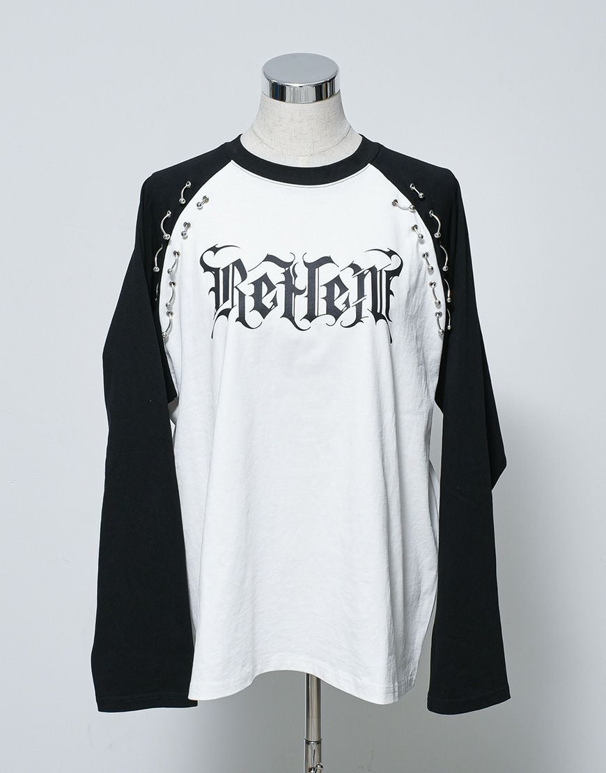 REFLEM【レフレム】ラグランピアスロンT/全2色