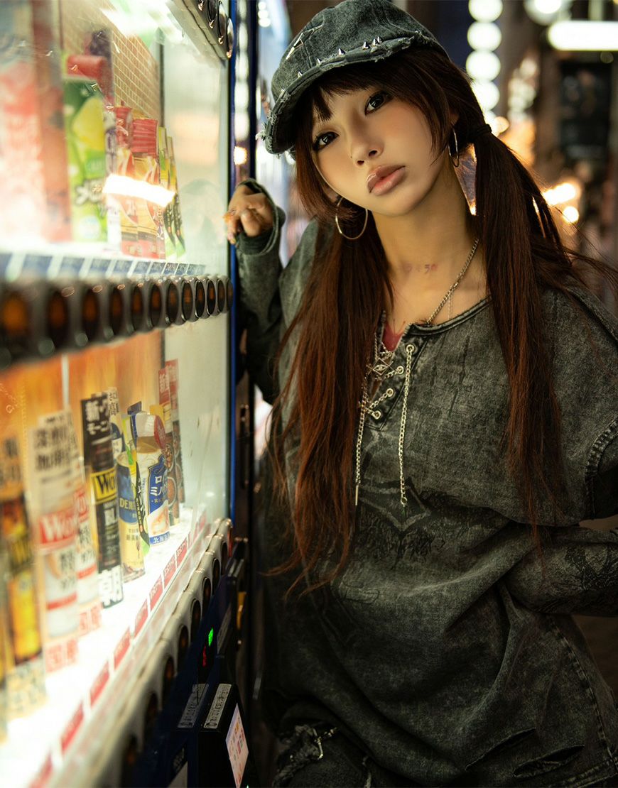 REFLEM【レフレム】グランジレイヤードTシャツ/全2色