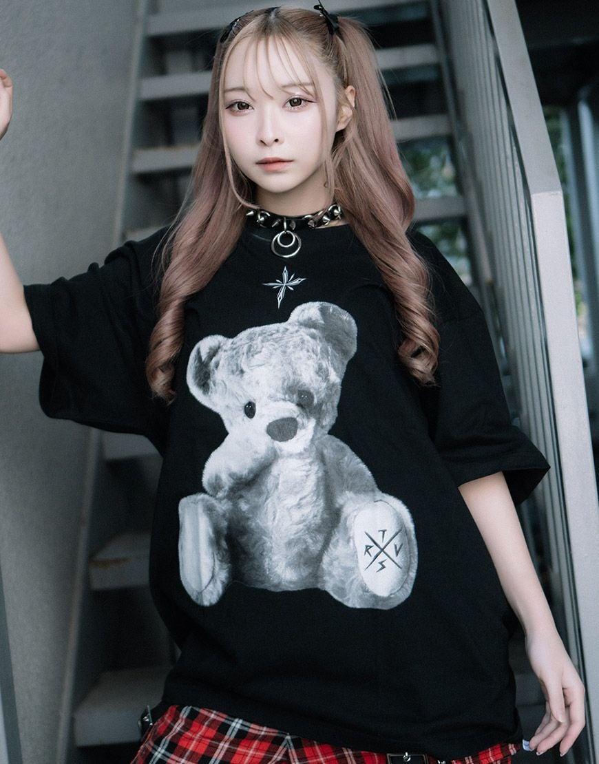 TRAVAS TOKYO【トラバストーキョー】レオパードクマTシャツ/全4色