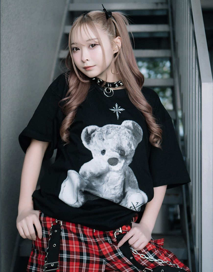 TRAVAS TOKYO【トラバストーキョー】レオパードクマTシャツ/全4色