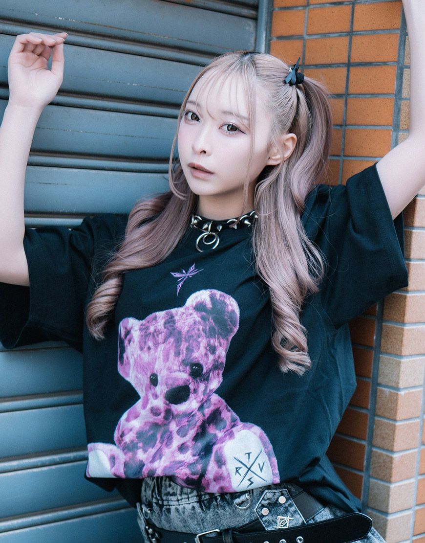 TRAVAS TOKYO トラバス クマ ビッグシルエット 変形 シャツ ワンピ CIVARIZE - TRAVAS TOKYO トラバス クマ ビッグシルエット 変形 シャツ