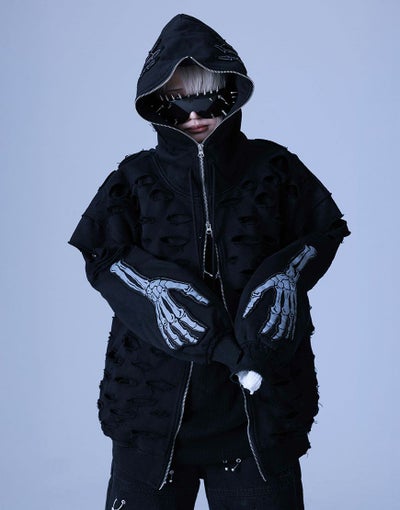 CIVARIZE【シヴァーライズ】キャットビッグプルオーバーパーカー/全2色