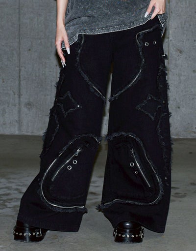 CIVARIZE【シヴァーライズ】PUレザー切り替えバイカーZIPストレッチ