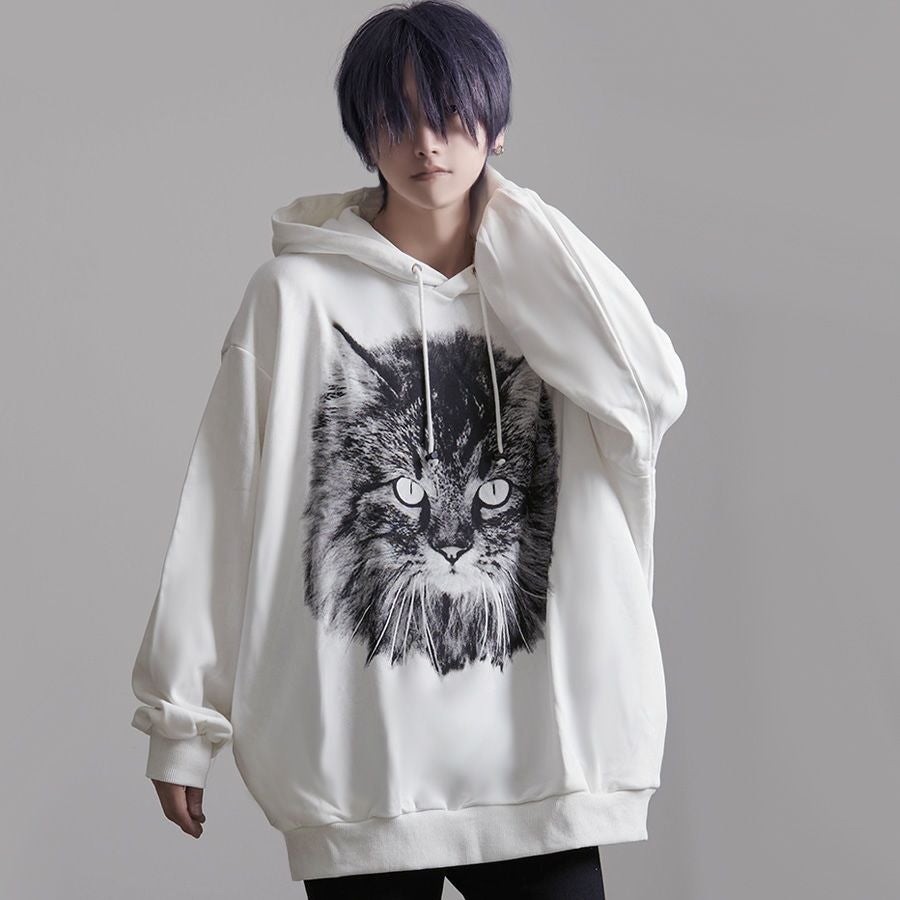 CIVARIZE【シヴァーライズ】キャットビッグプルオーバーパーカー/全2色