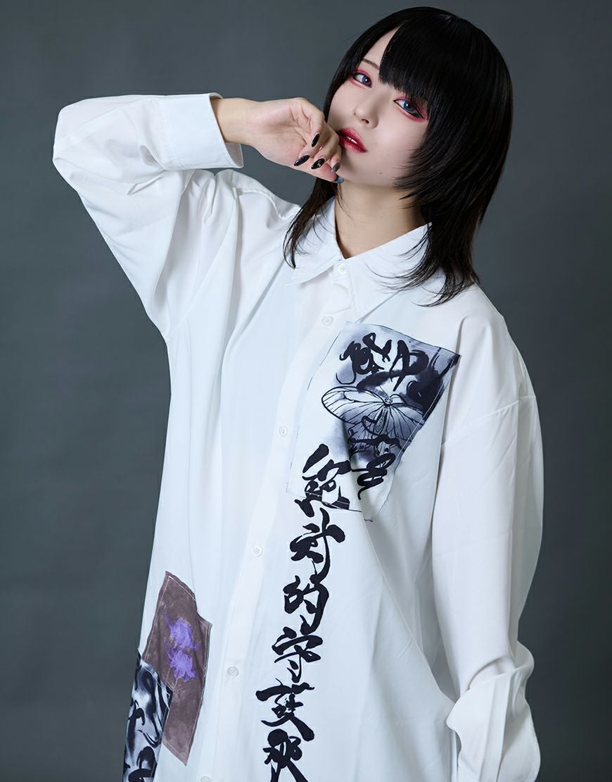 AdaNous【アダナス】絶対的守護服ロングシャツ/全2色