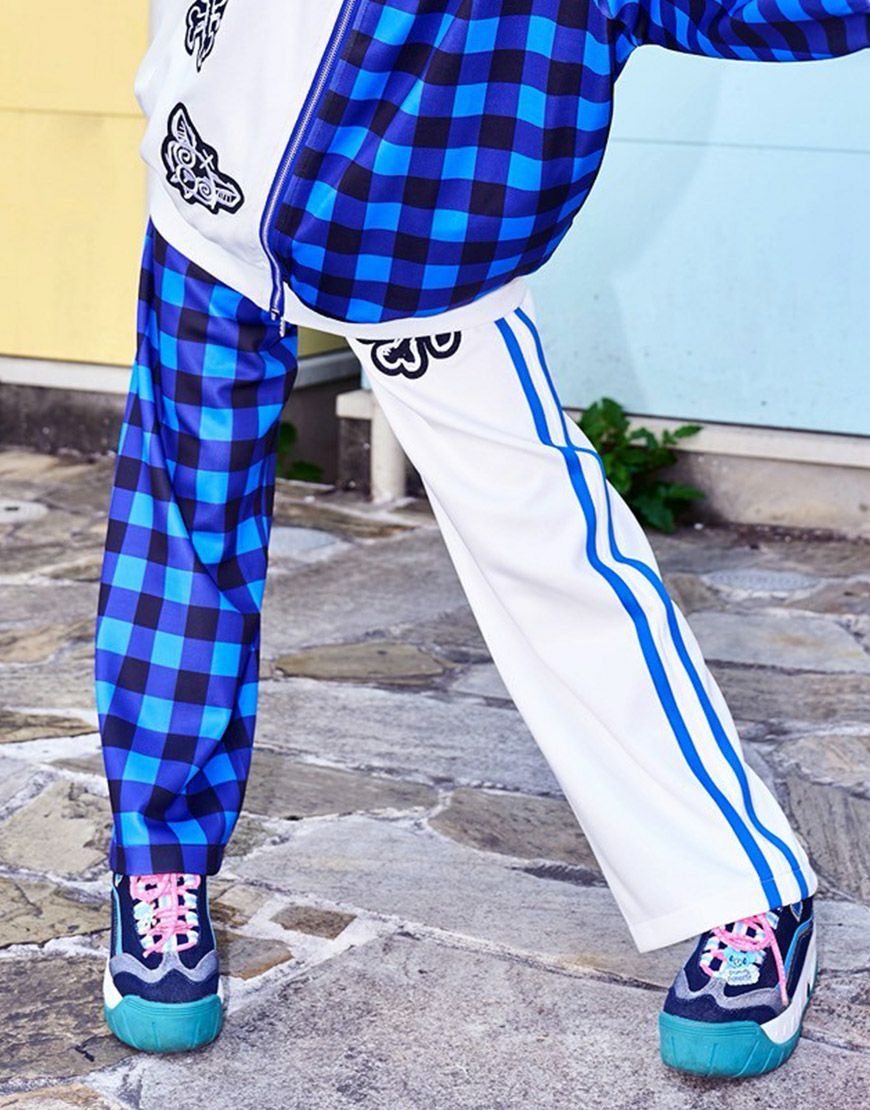 Grrr the Lipper【ガルルザリッパー】半身創痍ジャージパンツ♪/全2色