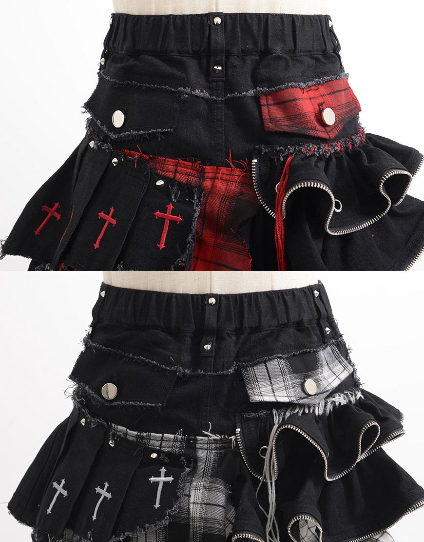 Grrr the Lipper【ガルルザリッパー】ジップスカート～崩壊～/全2色