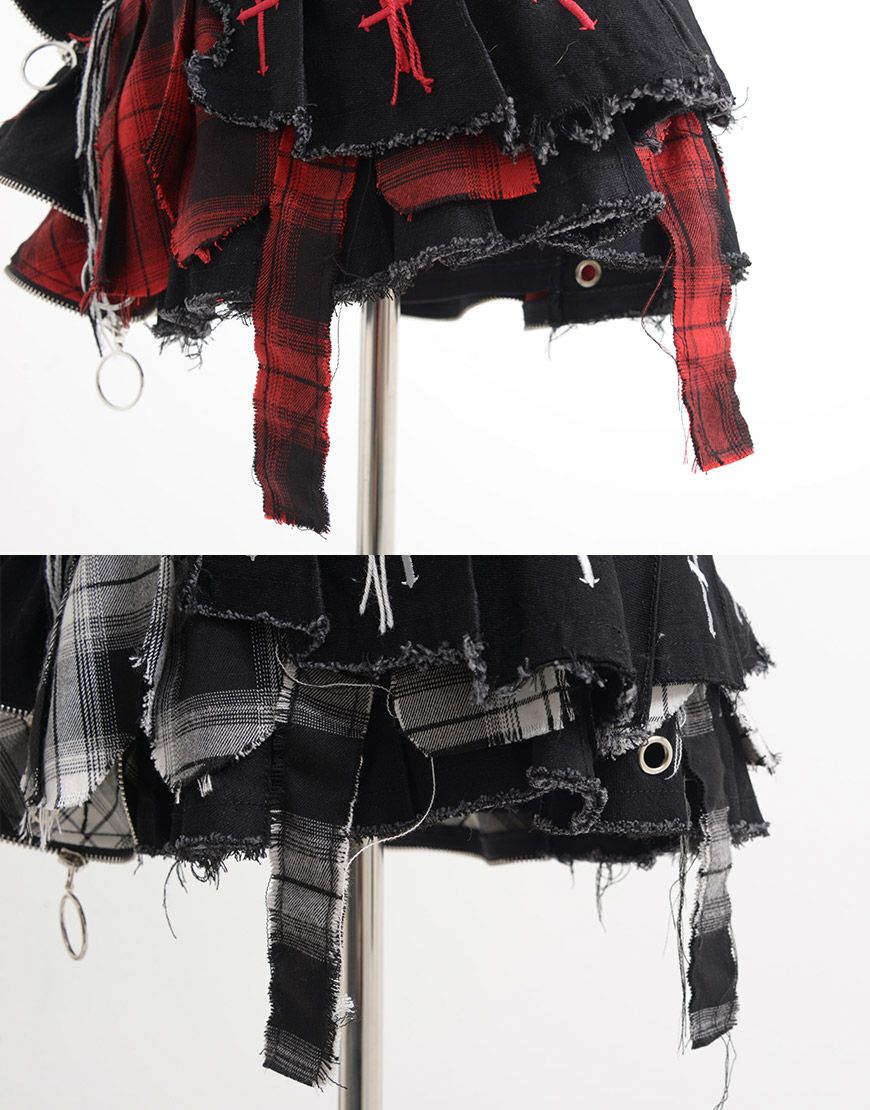 Grrr the Lipper【ガルルザリッパー】ジップスカート～崩壊～/全2色