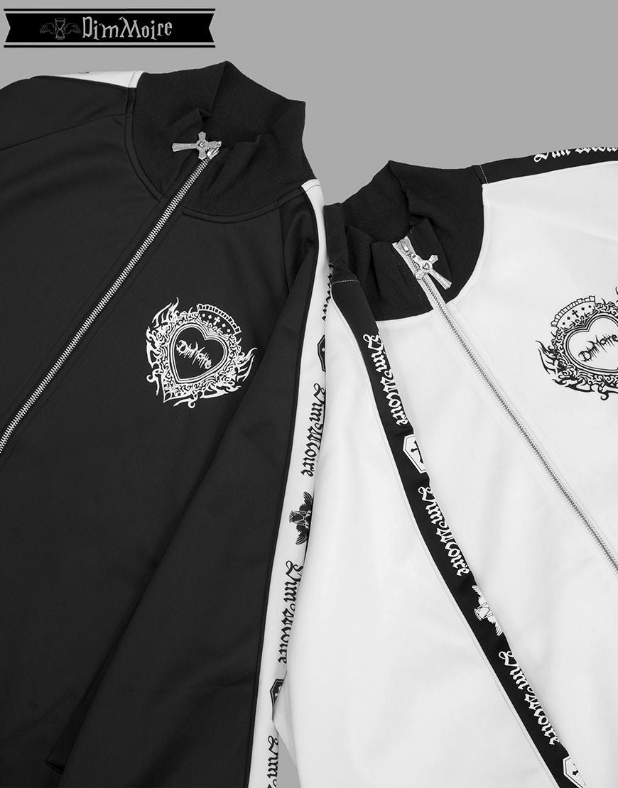 DimMoire【ディムモアール】ロゴプリントジャージトップス/Black