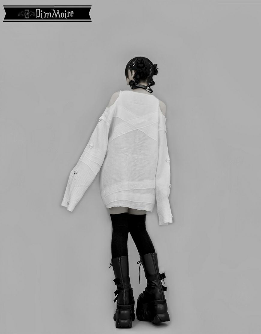 DimMoire【ディムモアール】救済の十字ガーゼトップス/Black