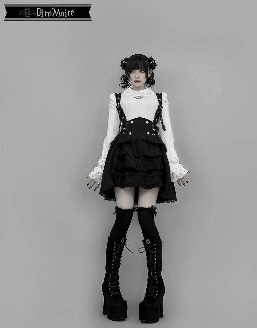 DimMoire【ディムモアール】おすましレース襟トップス/White