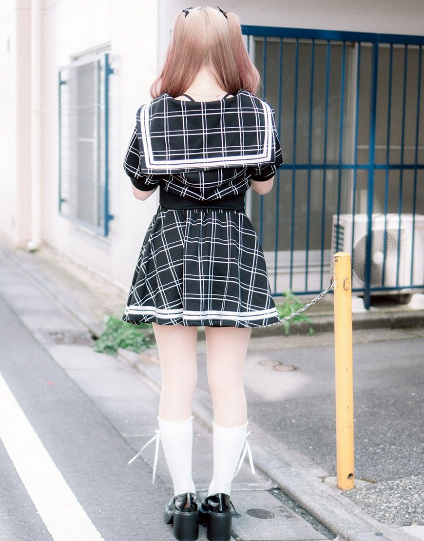 TRAVAS TOKYO【トラバストーキョー】セーラー衿ジップアップ半袖