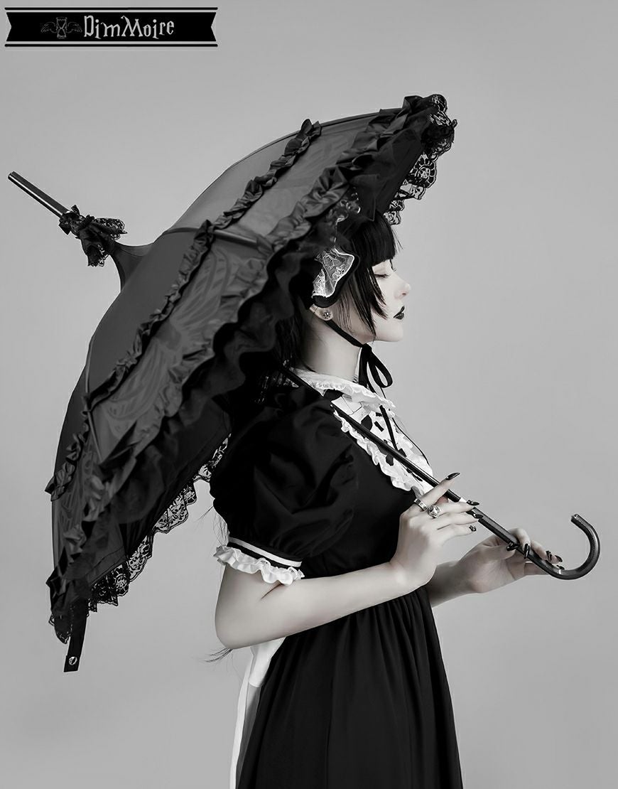 DimMoire【ディムモアール】骸のGothic日傘/Black