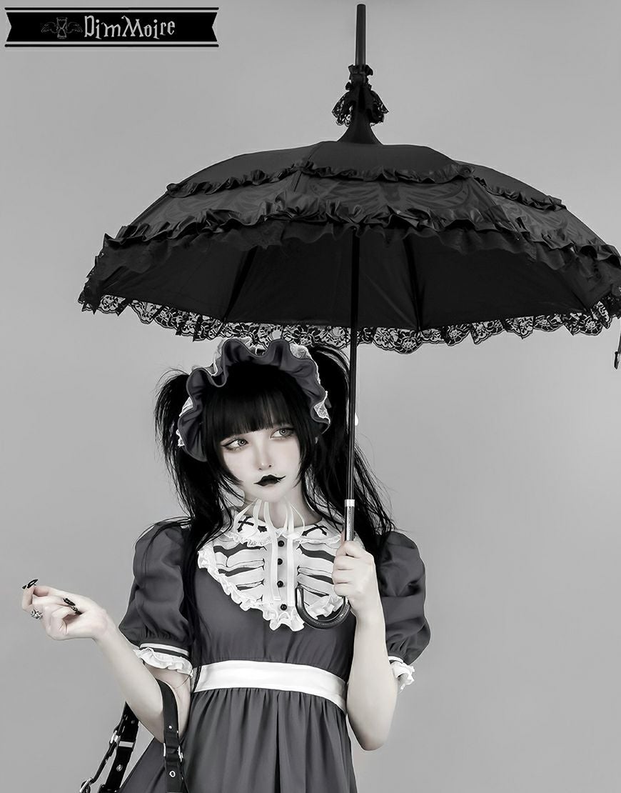 DimMoire【ディムモアール】骸のGothic日傘/Black