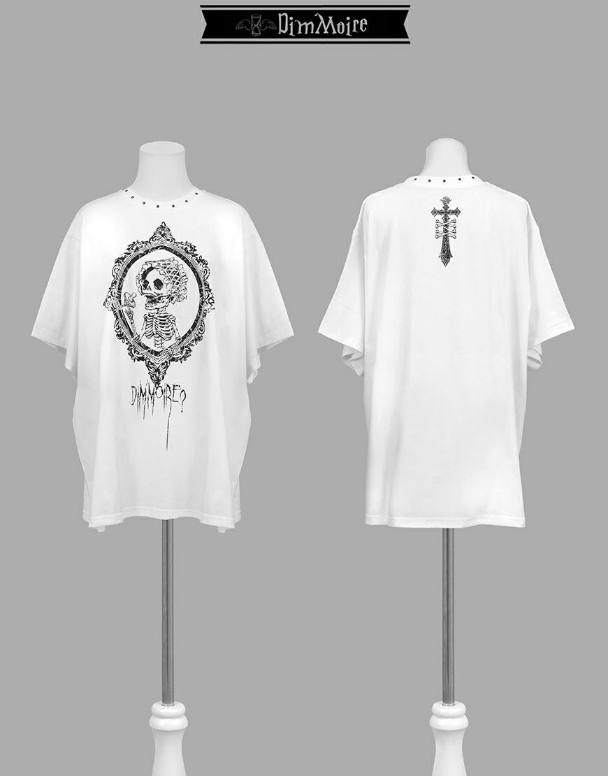 DimMoire【ディムモアール】Baby Skull BIG T/White