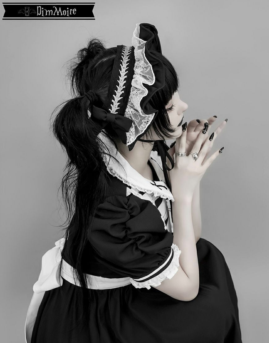 DimMoire【ディムモアール】儚骸アシメワンピース/Black