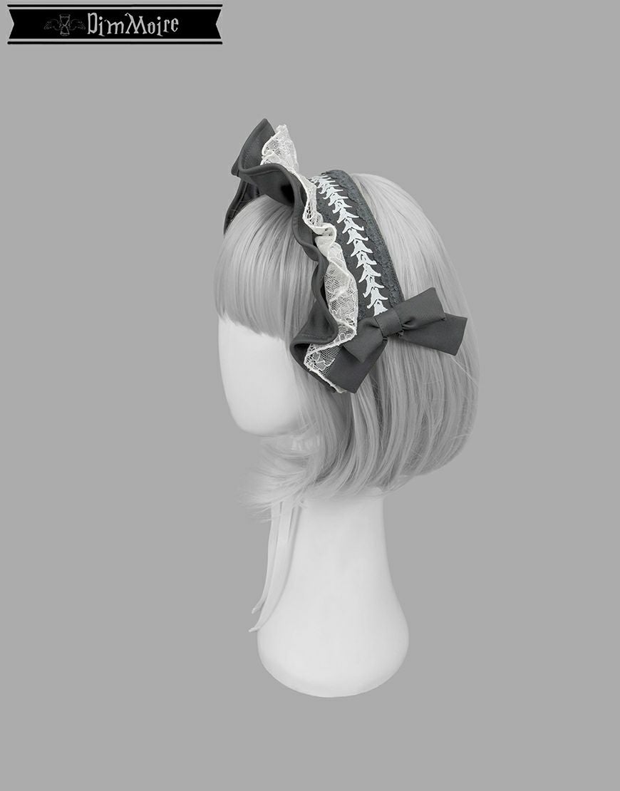 DimMoire【ディムモアール】儚骸ヘッドドレス/Gray