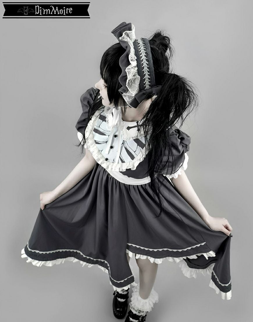 DimMoire【ディムモアール】儚骸ヘッドドレス/Gray