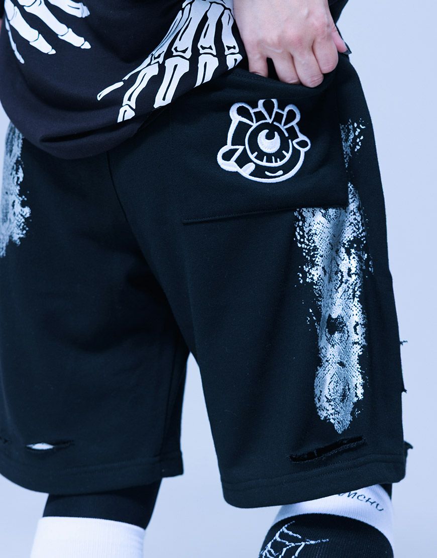 gamchu ガムチュ　ボク実はキラキラしたものに惹かれますパイソン柄ショーツ Gamchu【ガムチュ】ボク実はキラキラしたものに惹かれますパイソン柄