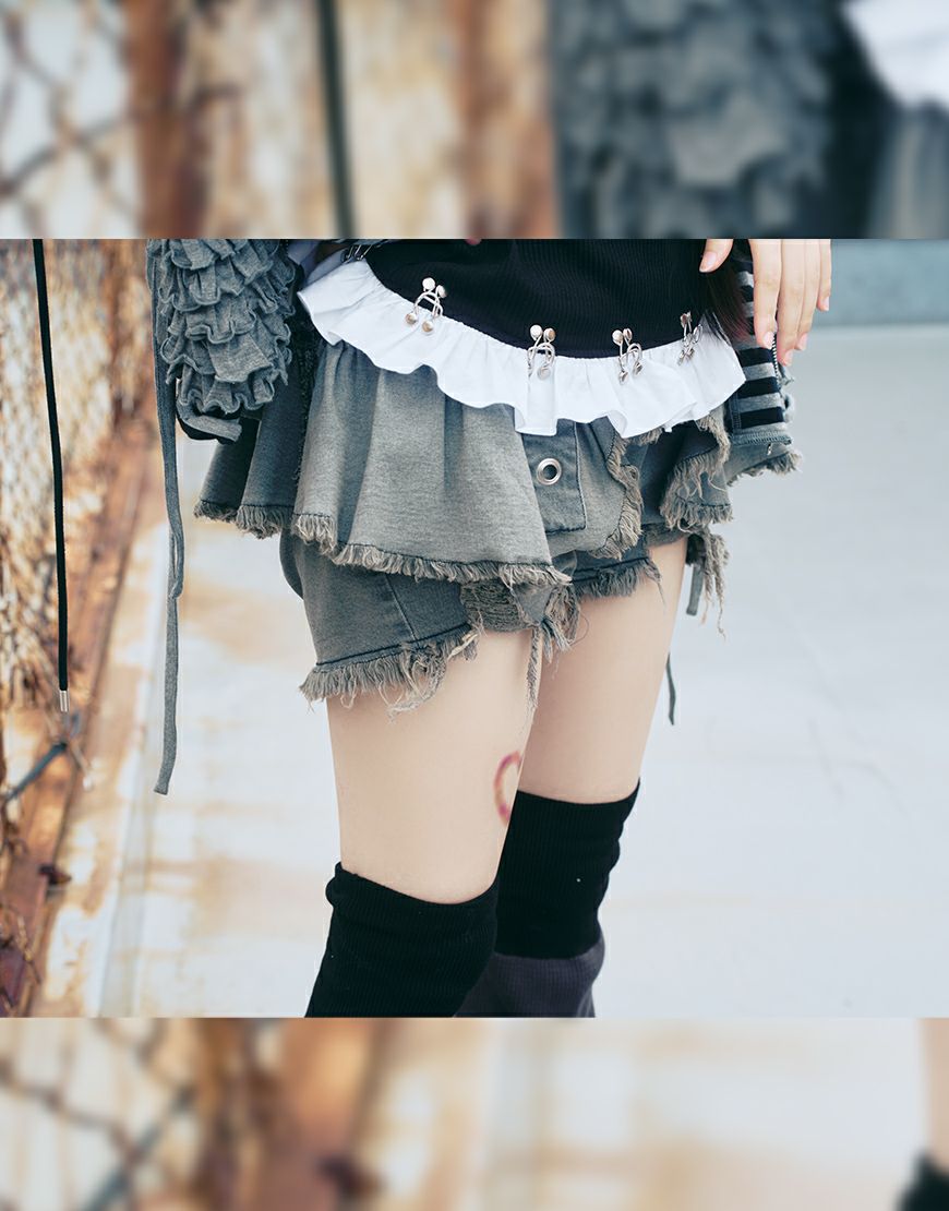 DustDevil【ダストデビル】ロックデビルラップスカート&デビルリボン
