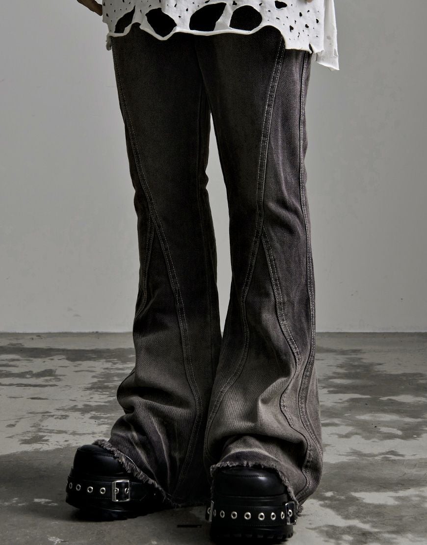 CIVARIZE【シヴァーライズ】PUレザー切り替えバイカーZIPストレッチ
