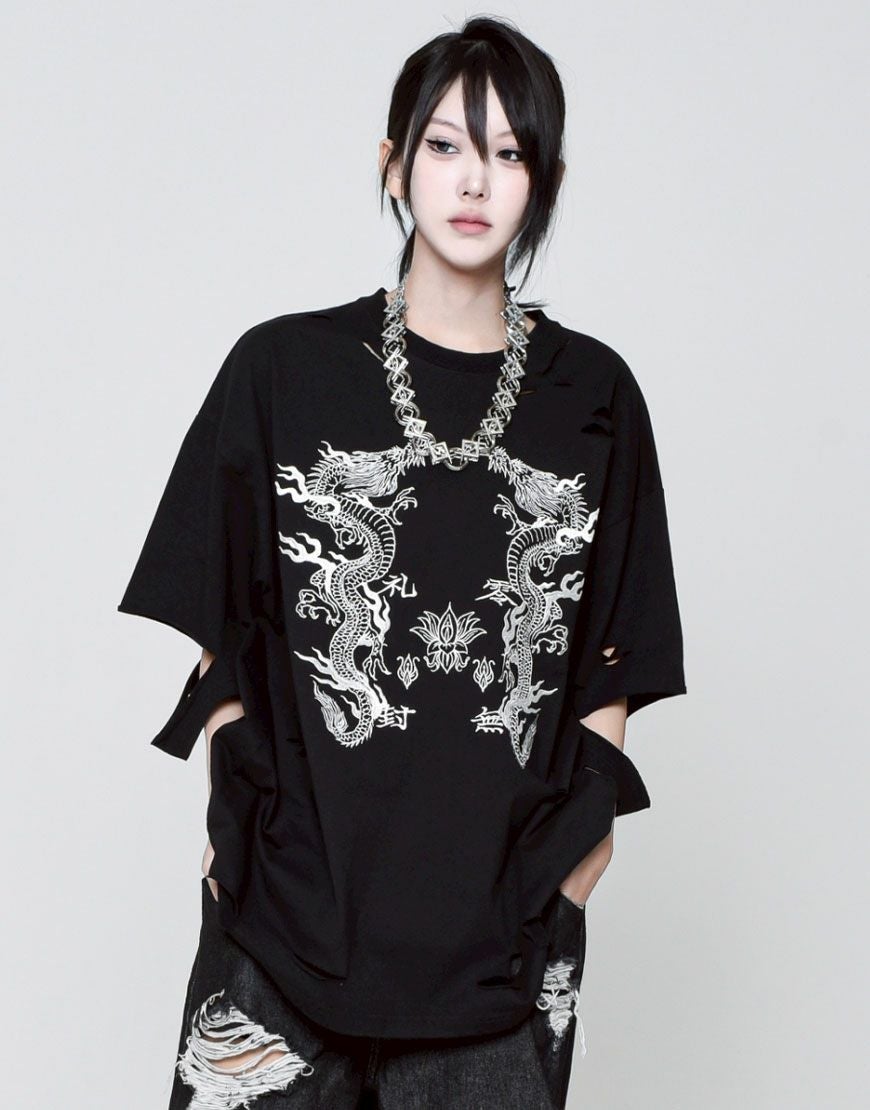 DimMoire【ディムモアール】おすましレース襟トップス/Black