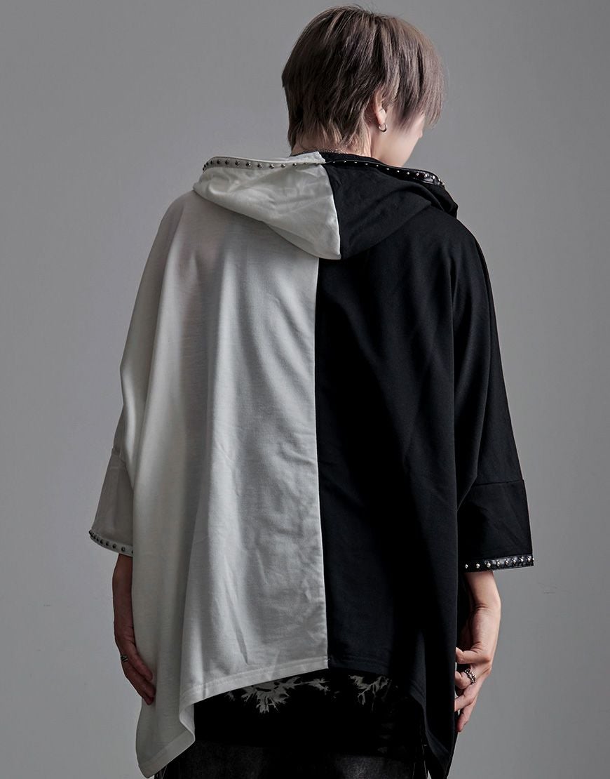 NOVESSEL【ノベセル】スタッズポンチョパーカー/全1色【CV23-E06】