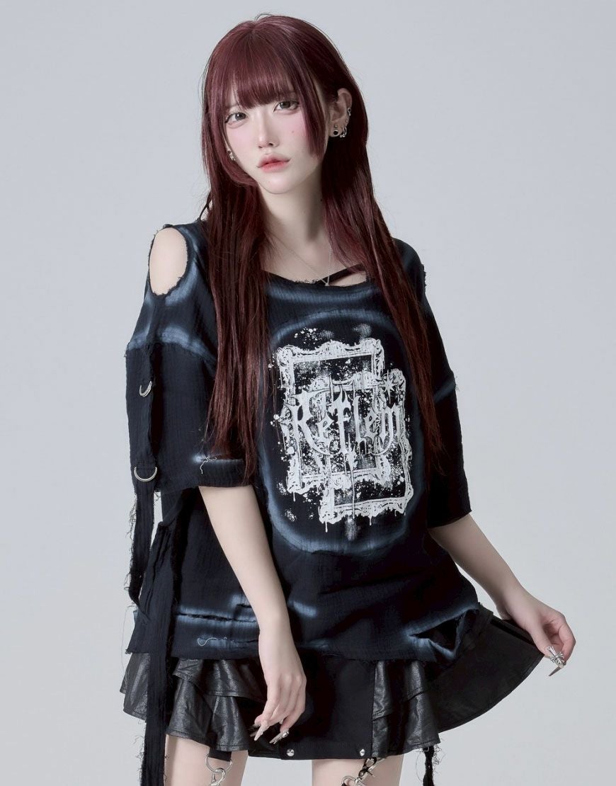 ililil【イルイルイル】地雷ちゃんの万能☆肩開きキラキラリブ