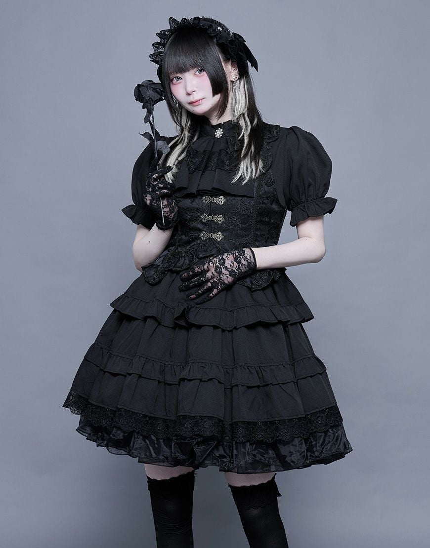 ililil【イルイルイル】クラロリ地雷ちゃんの微睡ドールワンピ/全2色