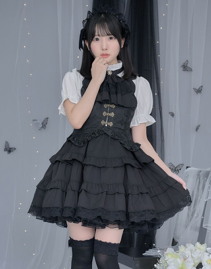 ililil【イルイルイル】クラロリ地雷ちゃんの微睡ドールワンピ/全2色