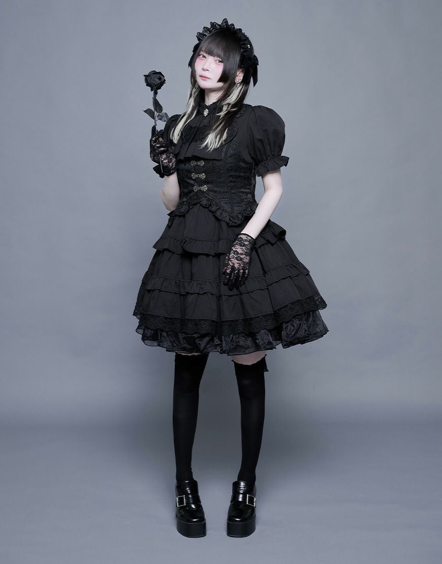 ililil【イルイルイル】クラロリ地雷ちゃんの微睡ドールワンピ/全2色