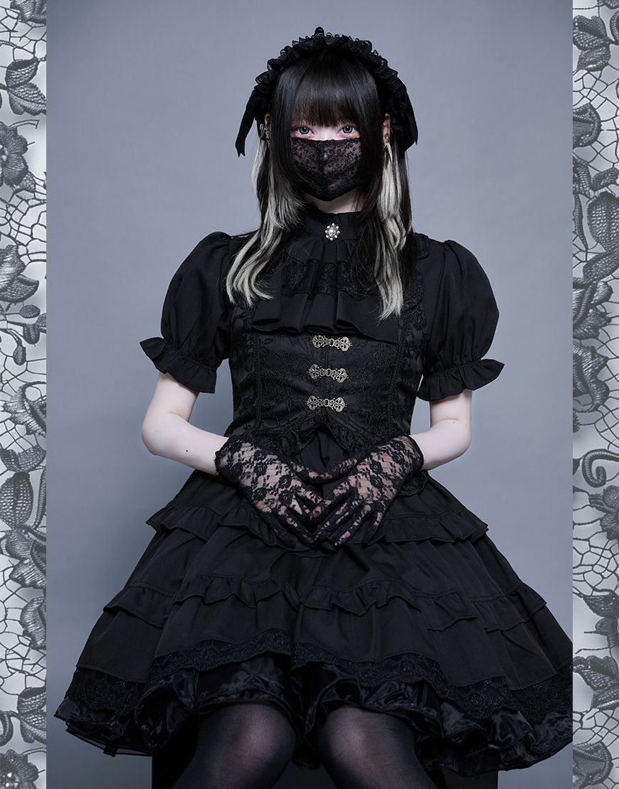 ililil【イルイルイル】クラロリ地雷ちゃんの微睡ドールワンピ/全2色