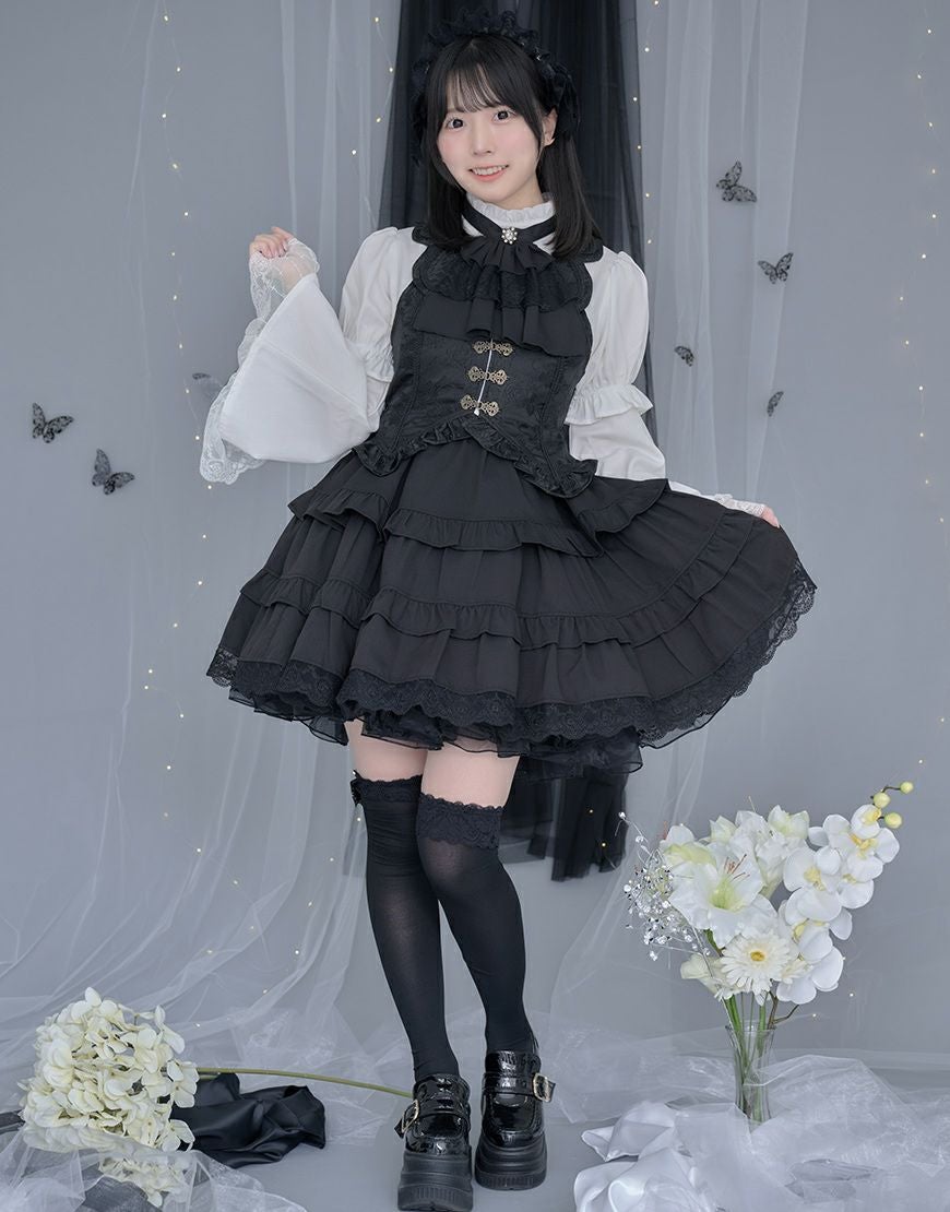 ililil【イルイルイル】クラロリ地雷ちゃんの微睡ドールワンピ/全2色