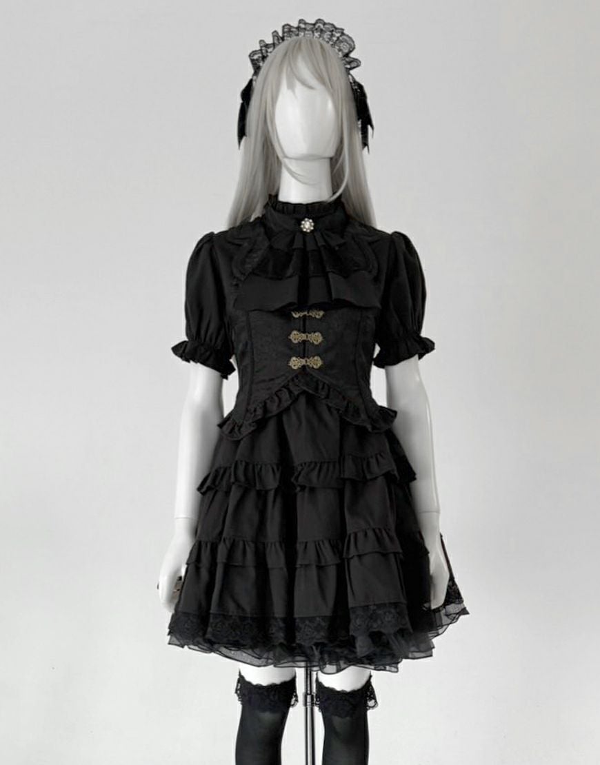 ililil【イルイルイル】クラロリ地雷ちゃんの微睡ドールワンピ/全2色