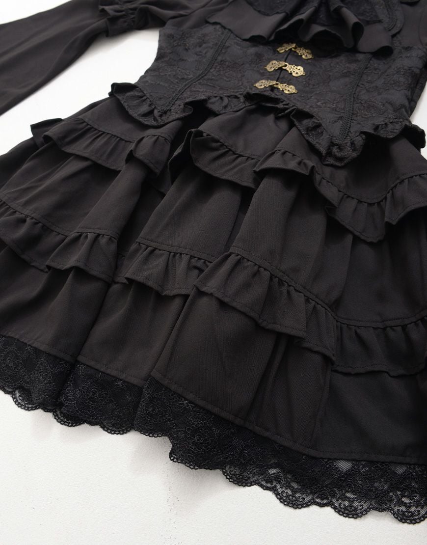 ililil【イルイルイル】クラロリ地雷ちゃんの微睡ドールワンピ/全2色