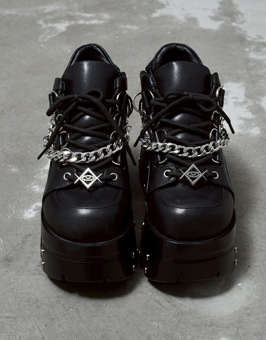 REFLEM【レフレム】ニューボンテージデザインプラットフォームシューズ